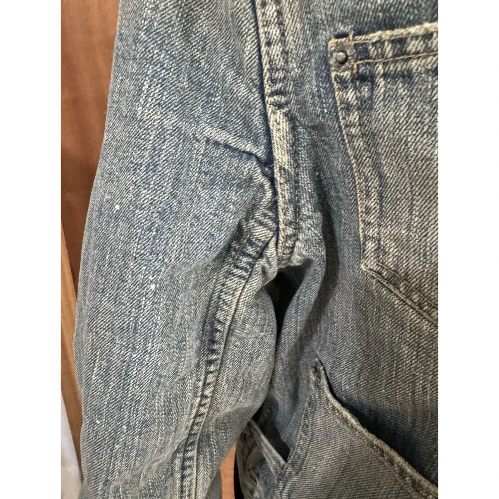 Vintage Ralph Lauren Denim Chore Coat 90’s Y2K Wmns Large Cabincore Cottagecore - Picture 12 of 16